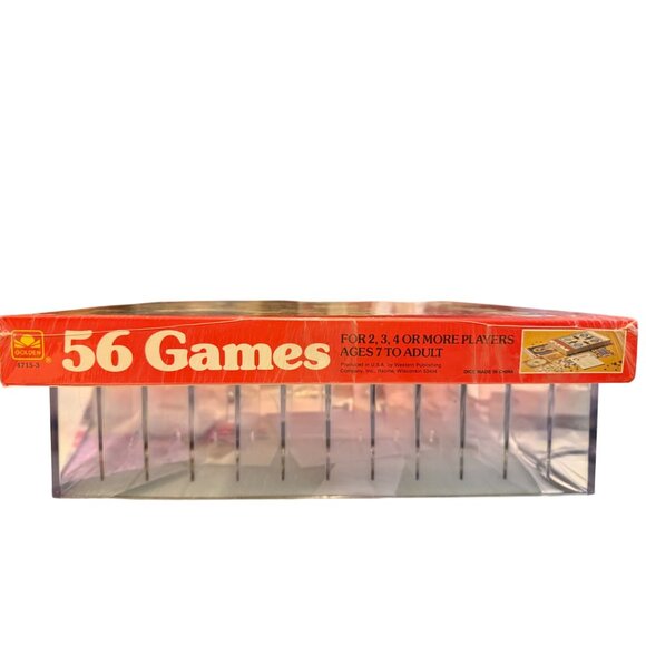 sealed new VINTAGE WHITMAN 56 GAMES IN 1 BOX collectable decor entertainment - Picture 3 of 8